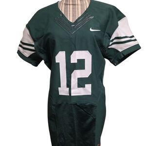 Nike NWOT Dark Green and White Football Jersey